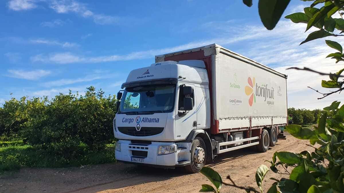 Camión de transporte Conifruit