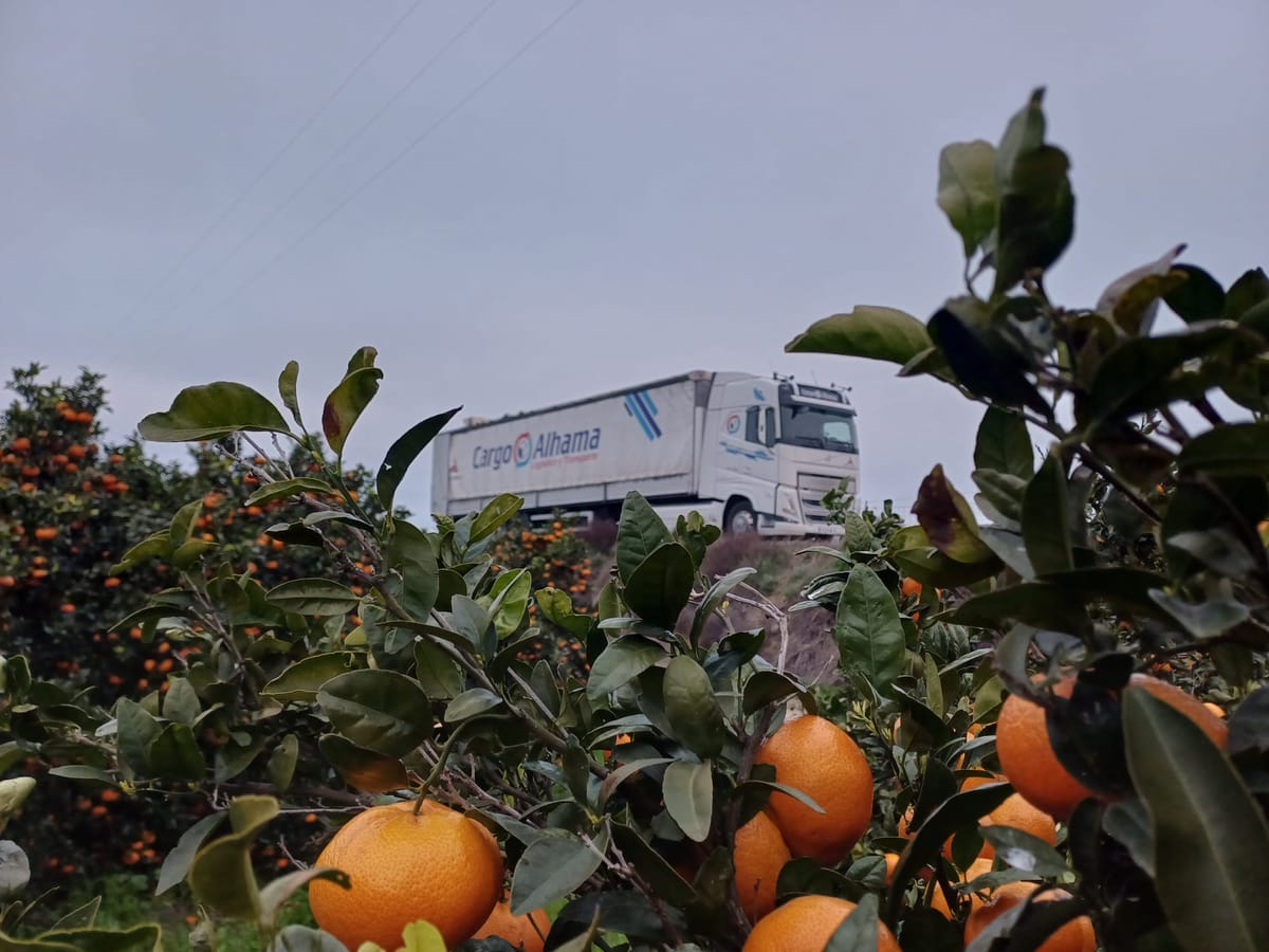 Camión de la flota Cargo Alhama