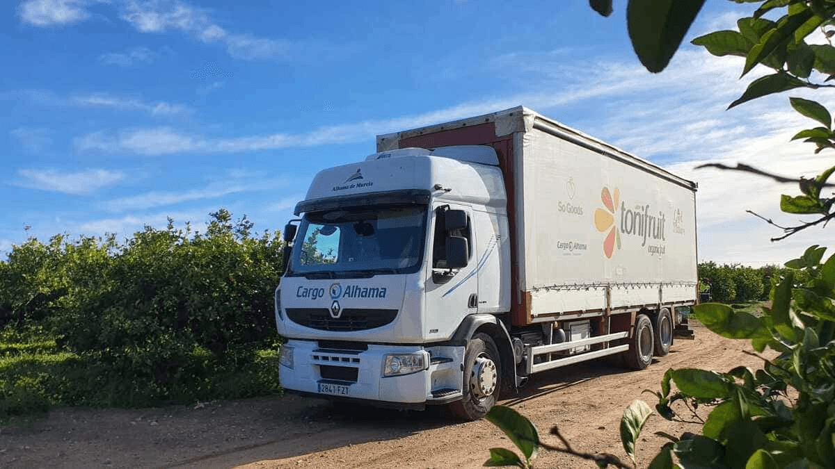 Camión de transporte Conifruit